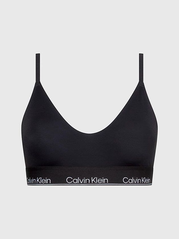 Calvin Klein USA Triangle - Modern Performance Womens Bra Black 6879430-RT